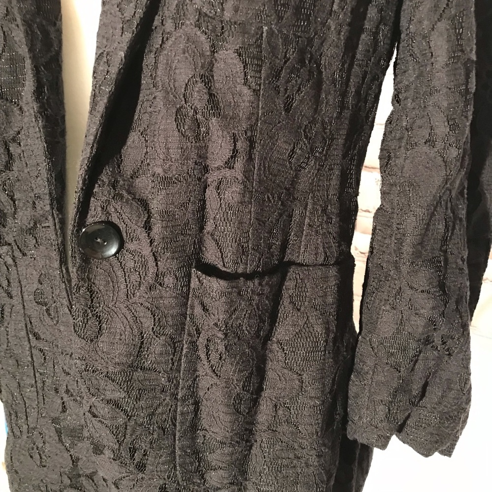Gorgeous black lace jacket!